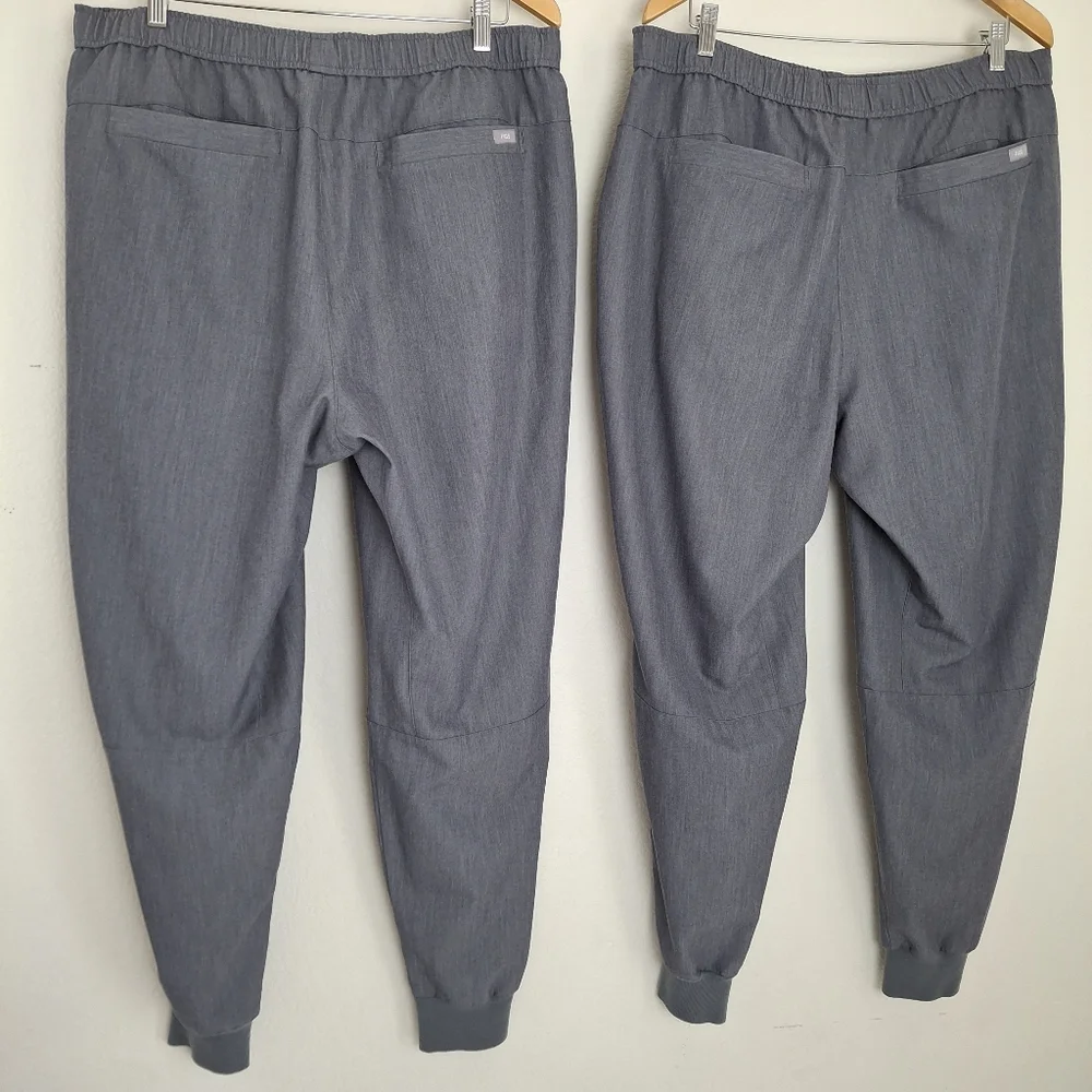 Figs Set of Two Graphite Tansen Jogger Scrubs Size XXL